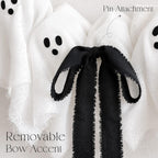 Halloween Decorations Outdoor - Cute Lit Ghost Wreath