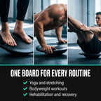 Wobble Exercise Balance Board, No-Skid Surface