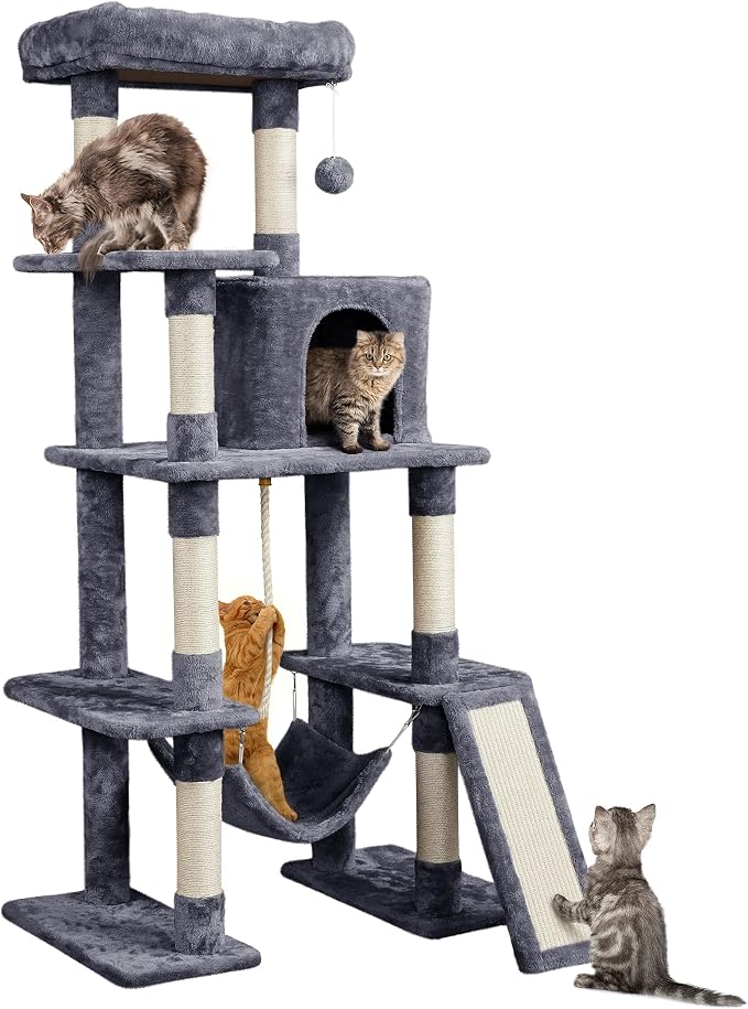 Sturdy Cat Tower for Heavy Cats, Indoor